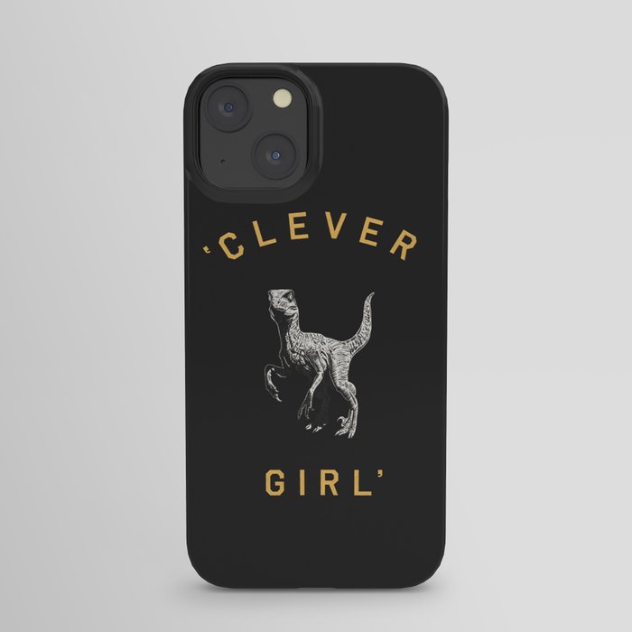 Clever Girl (Dark) iPhone Case
