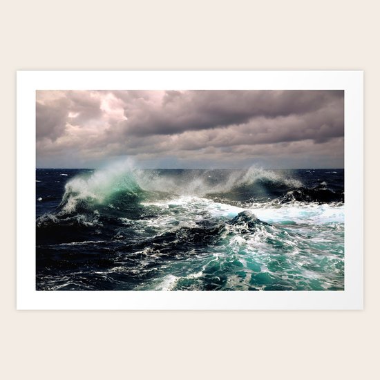 Waves XCI Art Print