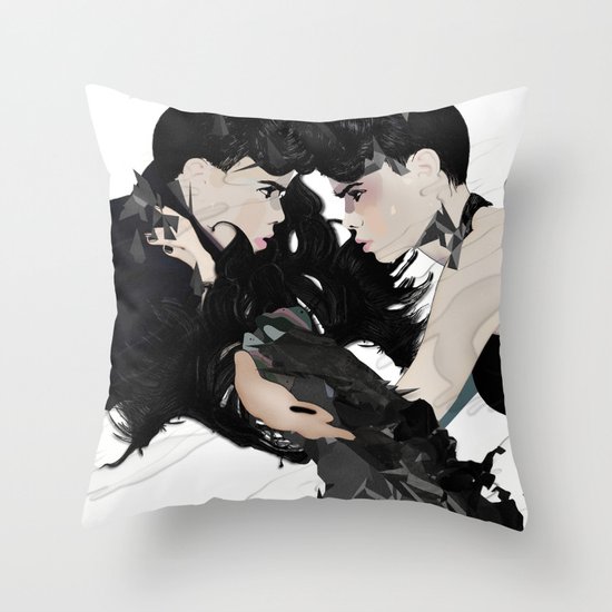 QUARREL Throw Pillow