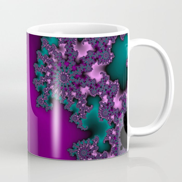 Mandelbrot - Purple Coffee Mug