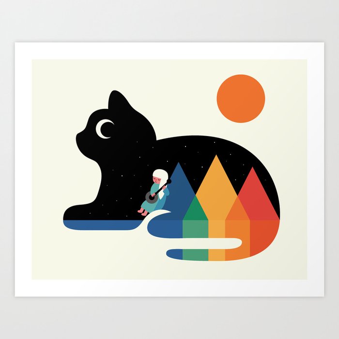 Discover the motif MOONLIGHT SERENADE by Andy Westface  as a print at TOPPOSTER