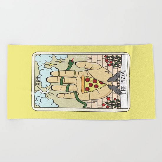PIZZA READING Beach Towel