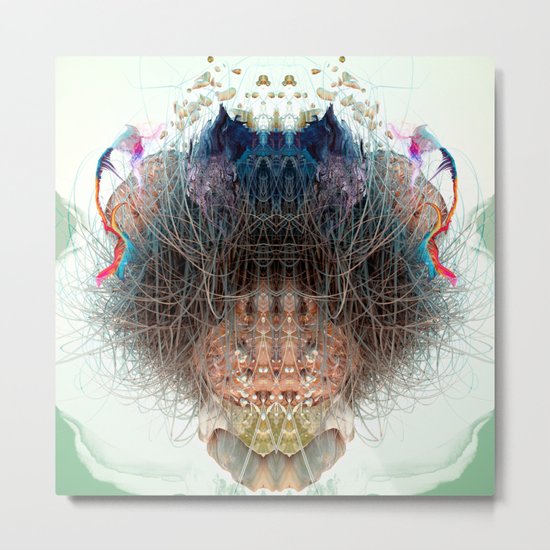 Somatic Particles Metal Print