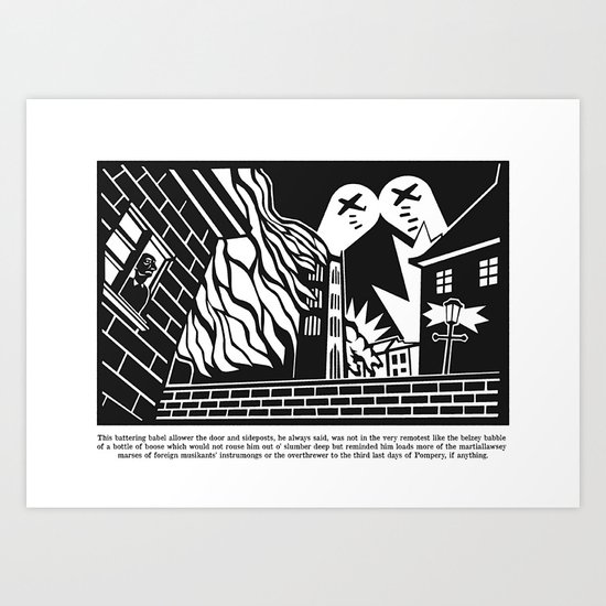 the third last days of pompery Art Print