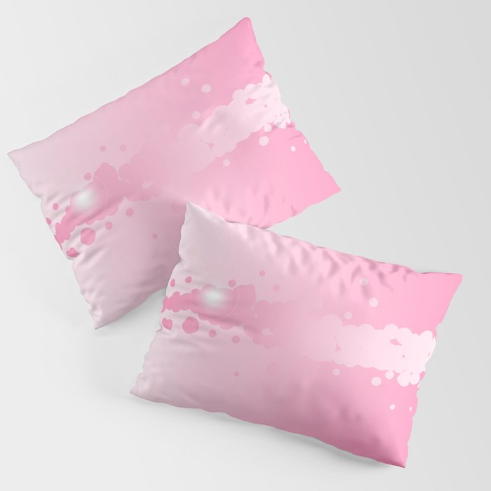 Abstract Pink Background Pillow Sham