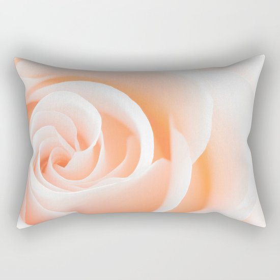 Rose´s heart I- Beautiful roses flower in pink Rectangular Pillow