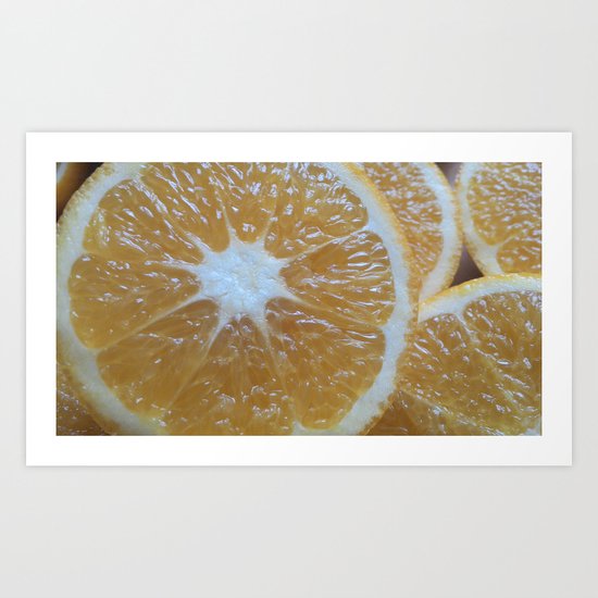 Naranja Art Print