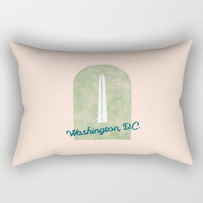 Washington DC Rectangular Pillow