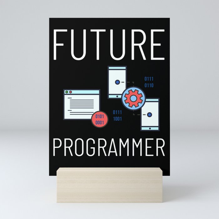 Coding Programmer Gift Medical Computer Developer Mini Art Print