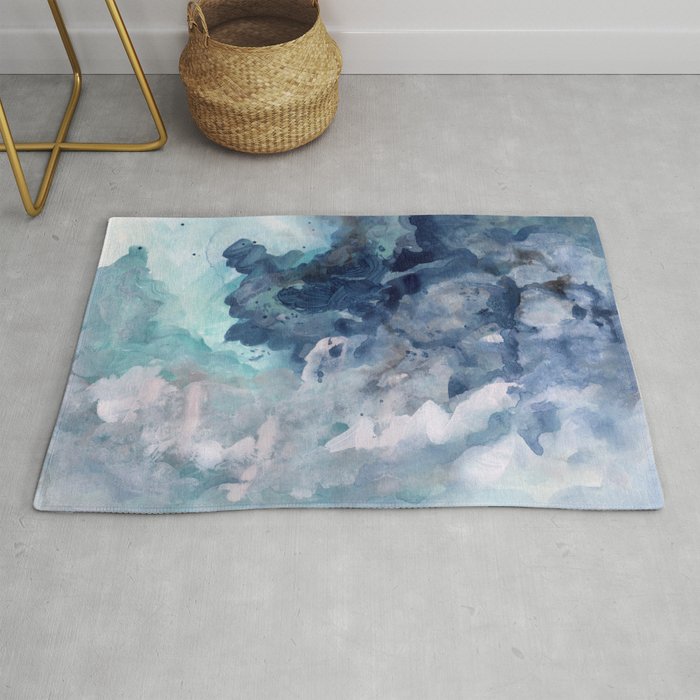 Smoky underwater Rug