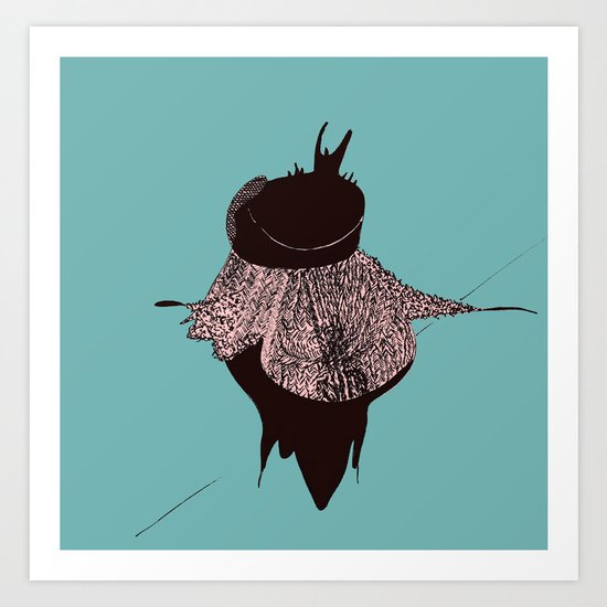 behind Art Print