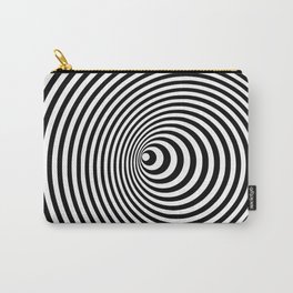 Vortex, optical illusion black and white Carry-All Pouch | Architecture, Blackandwhite, Graphicdesign 