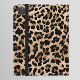 Seamless leopard texture, leopard fur, animal pattern iPad Folio Case