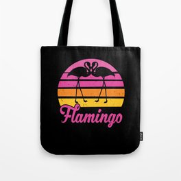 Flamingo und Vogel Liebhaber mit Spruch Tote Bag