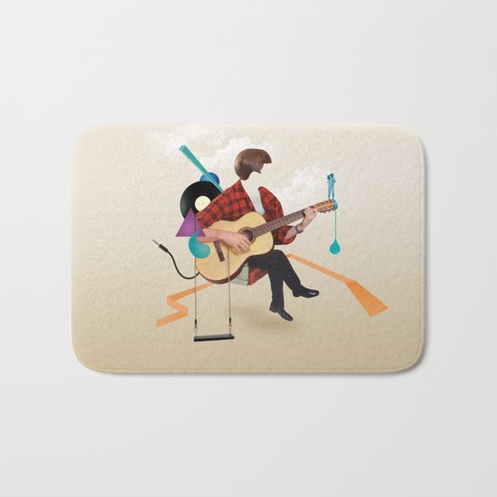 ILOVEMUSIC #1 Bath Mat