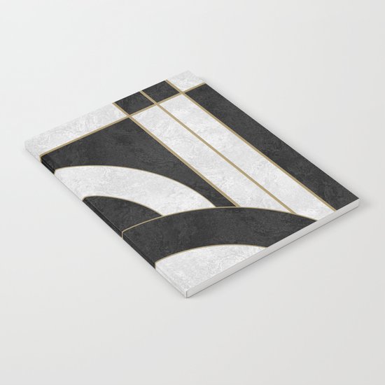 Geometric Marble 01 (abstract) Notebook