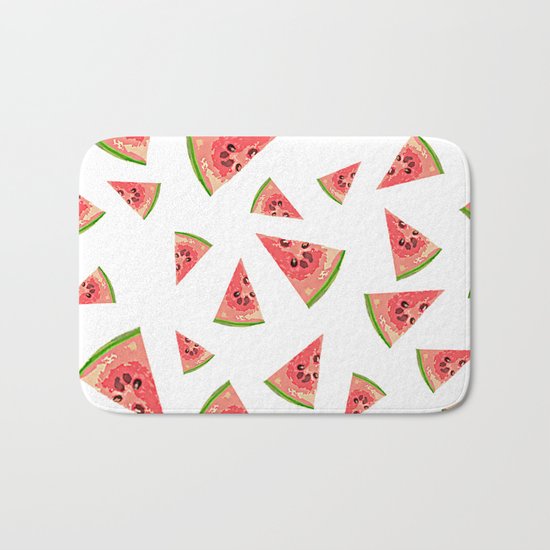Fresh Watermelon pattern Bath Mat