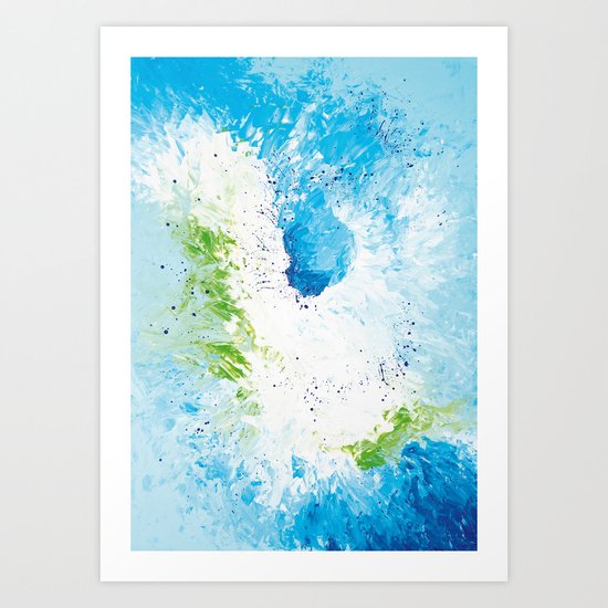 Abstract painting Art Print