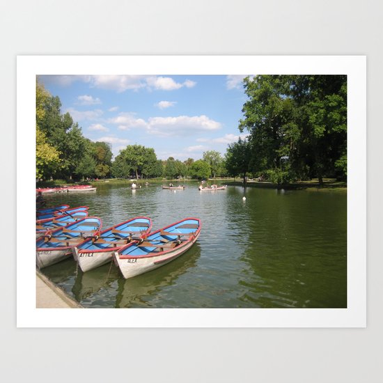 Lac Daumesnil Art Print