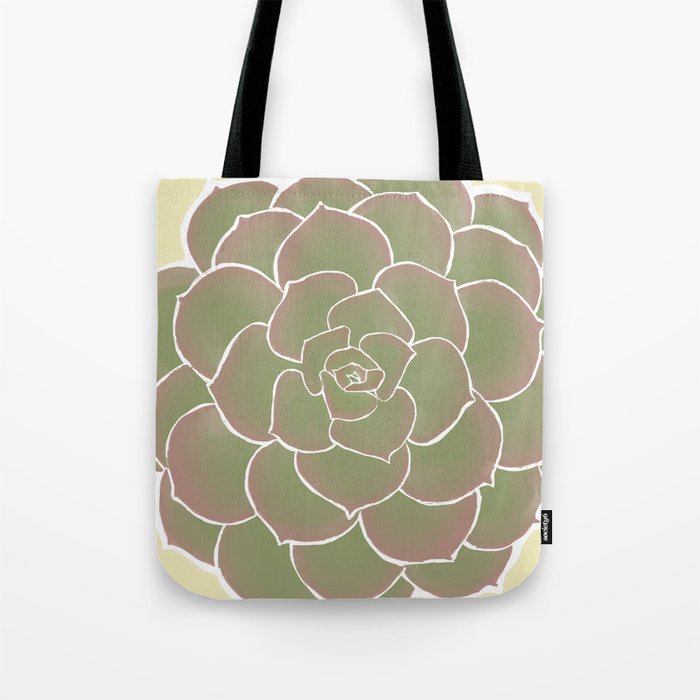 Succulent tote bag deals