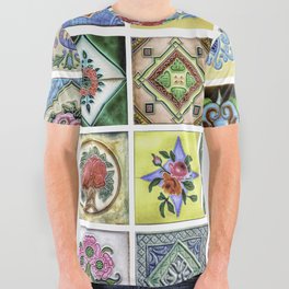 Peranakan Tiles 25x All Over Graphic Tee
