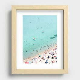 Beach Day Recessed Framed Print