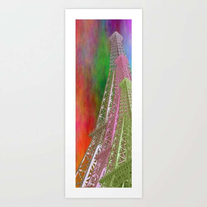 Eiffeltower -01- Art Print