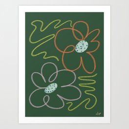 Flower Garden Art Print