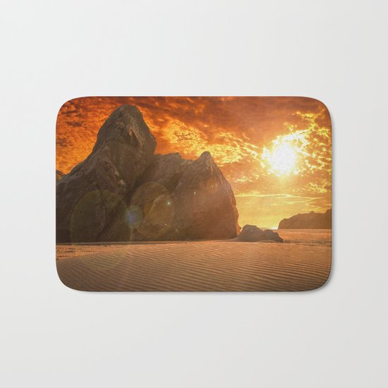 Beautiful sunset Bath Mat