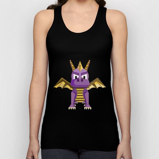 Spyro vector character fanart Unisex Tank Top