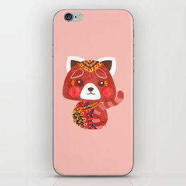 Jessica The Cute Red Panda iPhone Skin