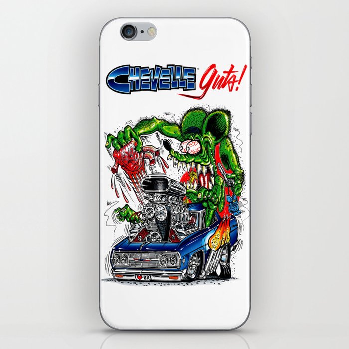 Rat Fink Chevelle Hot Rot iPhone Skin
