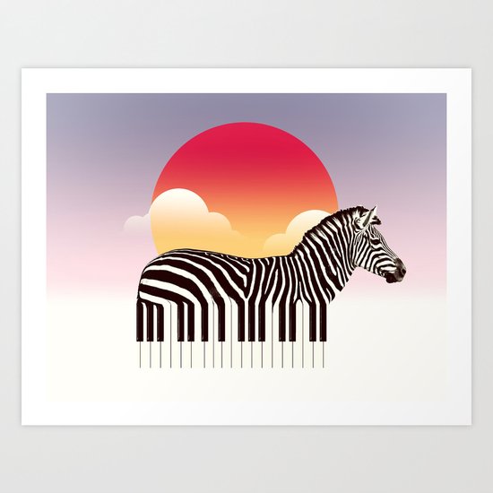 Zeyboard Art Print