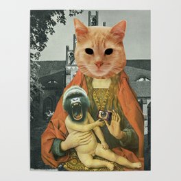 Aus den sieben leben einer katze · pope Poster
