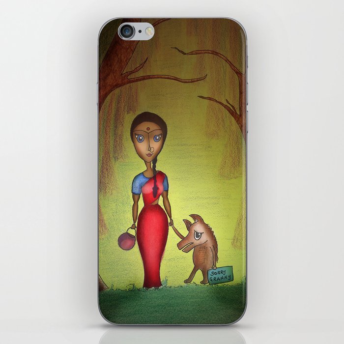 Red Riding Hood and the Little Bad Wolf iPhone Skin
