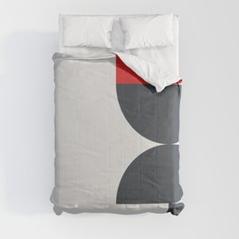 Mid Century Modern Geometric Shapes #020 Comforter