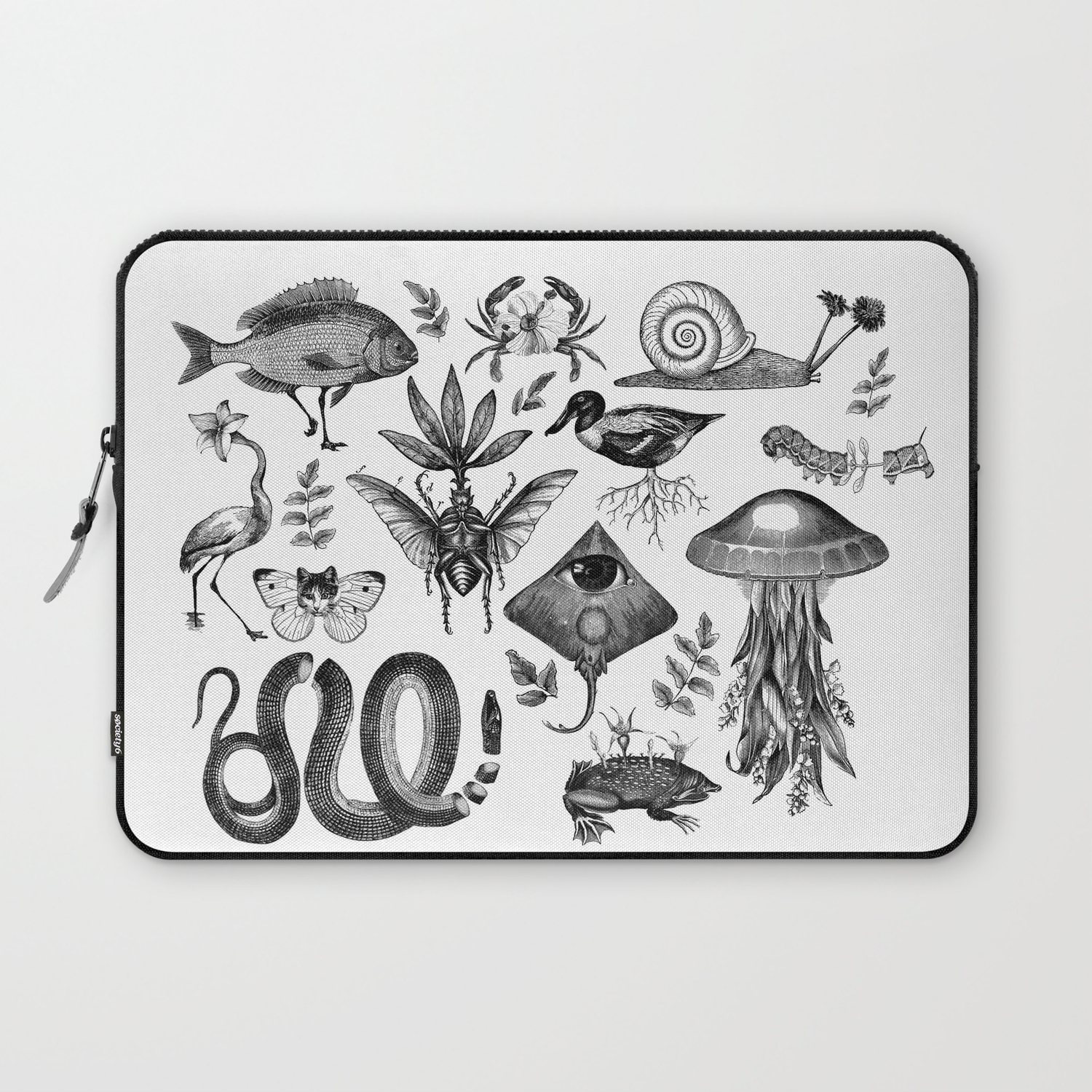 Curiosity Cabinet Collection Laptop Sleeve By Shayla Fish Society6