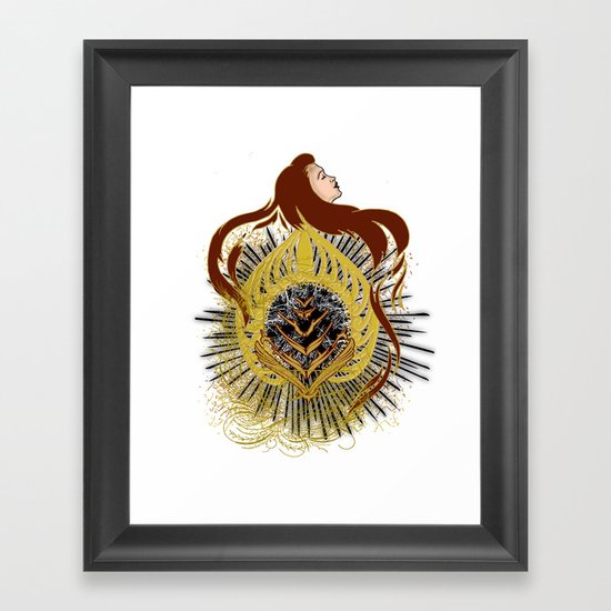Alien Beauty Framed Art Print