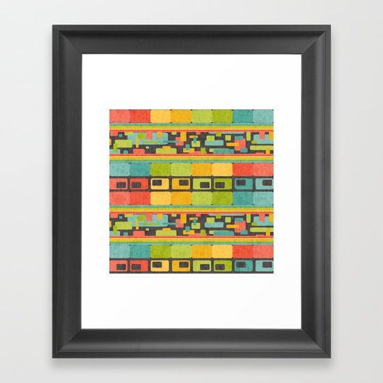 Retro Overload Framed Art Print