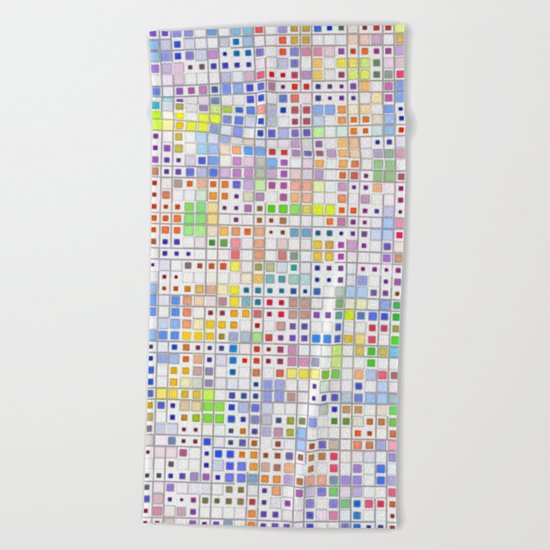 Mosaic #9 Beach Towel