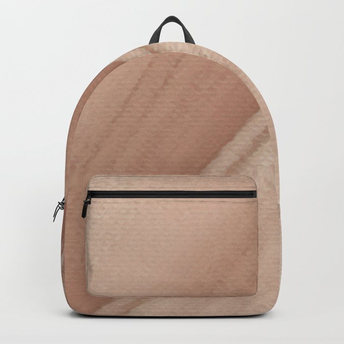 Pale Tan Brushstrokes  Backpack