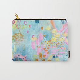 Abstract intuitive blue Carry-All Pouch