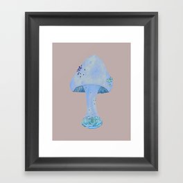 Heart Mushroom Framed Art Print