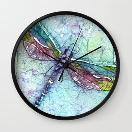 "Dragonflies Are Magical" Wall Clock