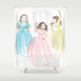 Sisters at Work Shower Curtain