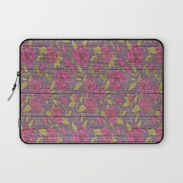 Flower on Wood Collection #3 Laptop Sleeve