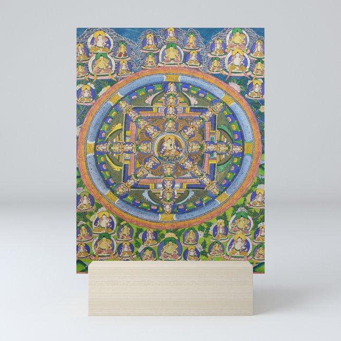 Buddhist Mandala Thangka Mini Art Print