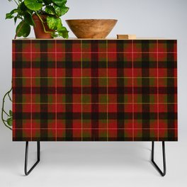 Christmas Plaid Credenza