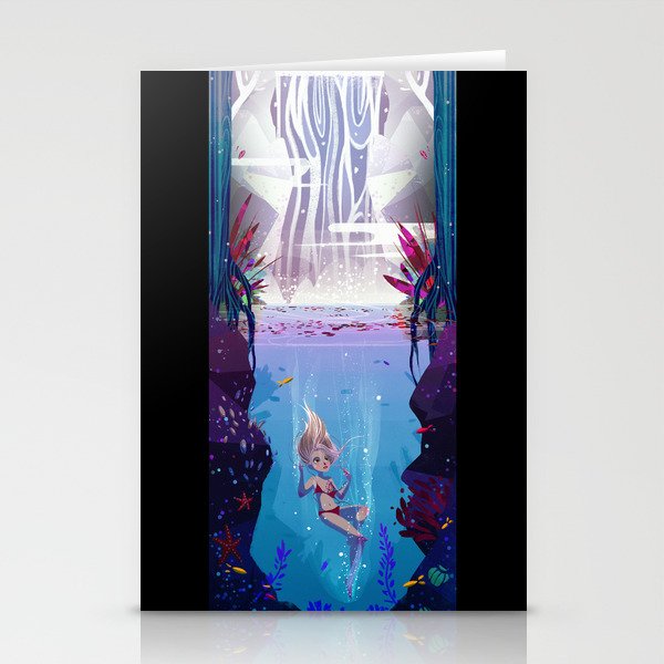 Waterfall Dream Stationery Cards