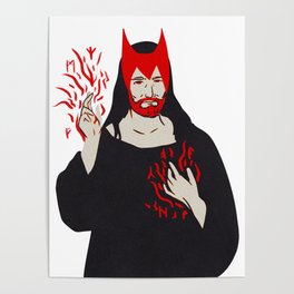 Scarlet Jesus Maximoff Christ Poster